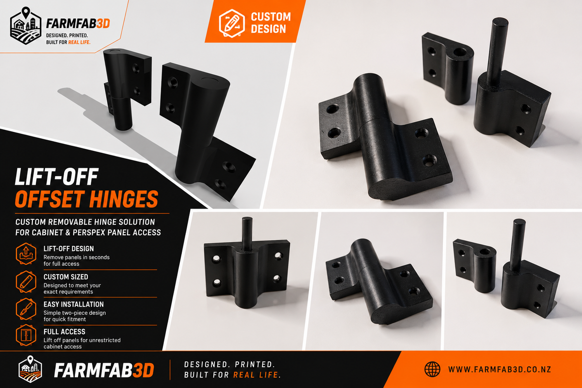 Lift-Off Offset Hinges – A Custom Solution for Better Cabinet Access