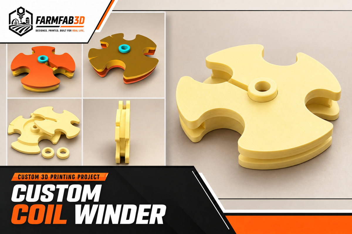 Custom Coil Winder – From CAD Design to Printed Part