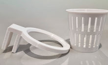 Aquarium Plant Holder with Pot Single | Clip-On Fish Tank Planter