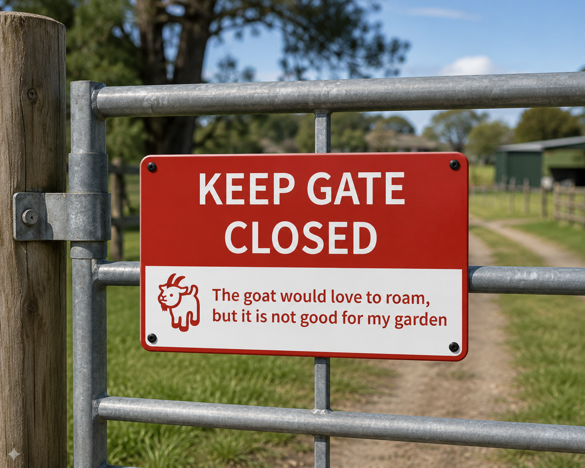 Keep Gate Closed - Goat