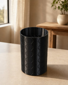 Modern Hex Vase with Adjustable Flower Frog – Watertight 3D Printed Vase